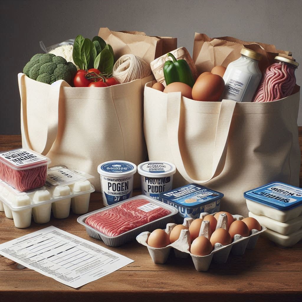 High protein grocery haul from Aldi and Lidl Ireland for fitness budget